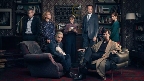 The Cast of Sherlock TV Series 4K Desktop Wallpaper
