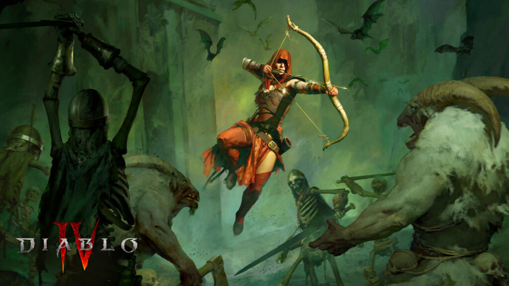 Diablo IV Rogue Combat Art 4K Desktop Wallpaper