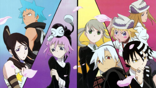 Soul Eater Anime Character Ensemble 4K Desktop Wallpaper