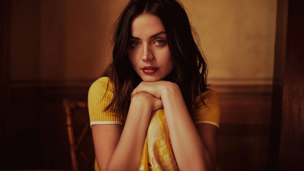 Close-up Portrait of Ana de Armas for Desktop Wallpaper
