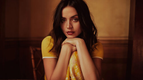 Close-up Portrait of Ana de Armas for Desktop Wallpaper