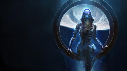 Tali Zorah Mass Effect Sci-Fi Character Desktop Wallpaper