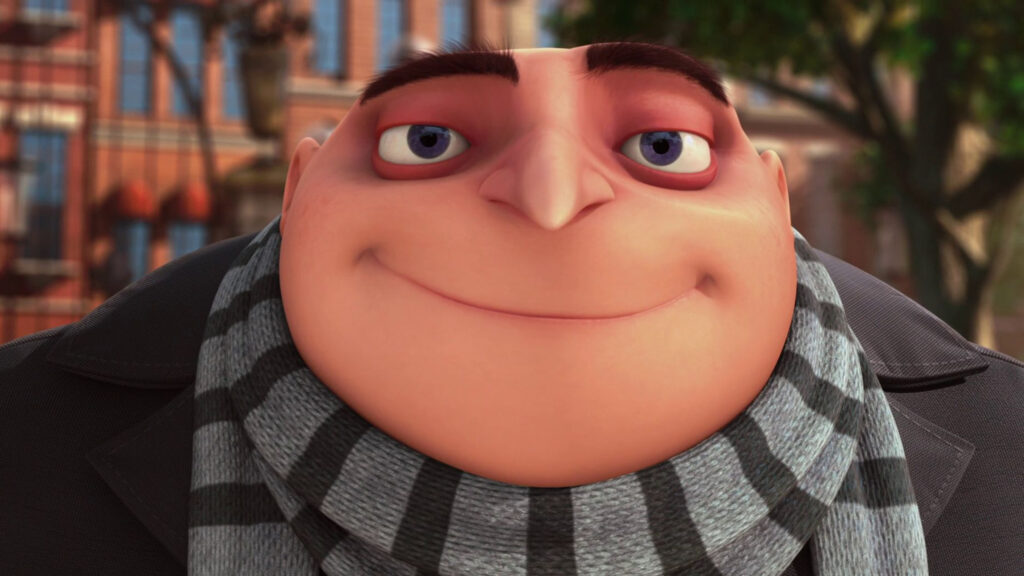 Gru from Despicable Me Character Close-Up 4K Desktop Wallpaper
