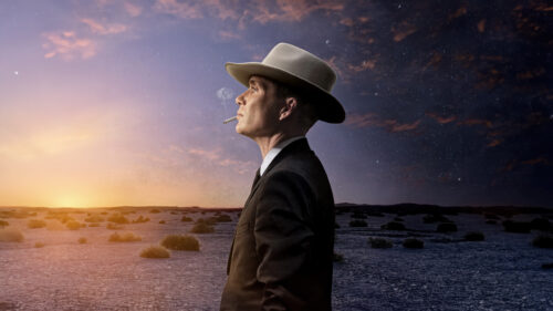 Cillian Murphy in a Desert Landscape Desktop Wallpaper