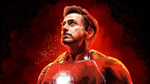 Tony Stark Iron Man Art 4K Wallpaper