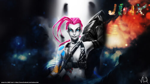 Jinx League of Legends Desktop Wallpaper