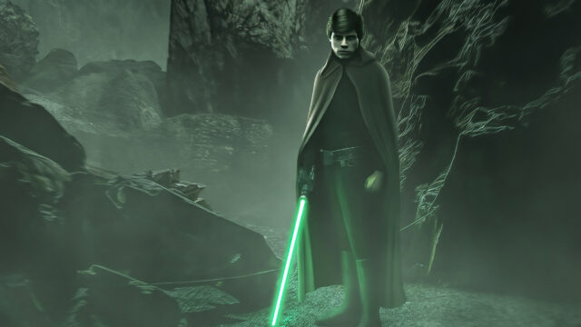 Luke Skywalker in Cloak Star Wars Fantasy Desktop Wallpaper