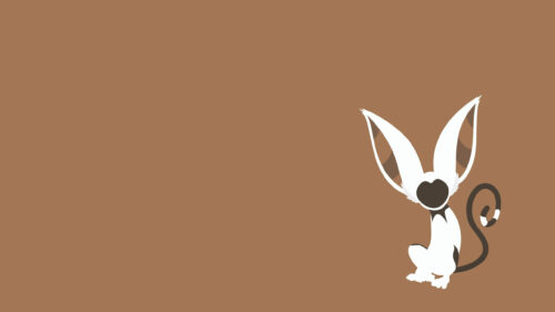 Momo from Avatar The Last Airbender Minimalist Desktop Wallpaper