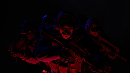 Tactical Squad Counter Strike 2 High Contrast Desktop Wallpaper