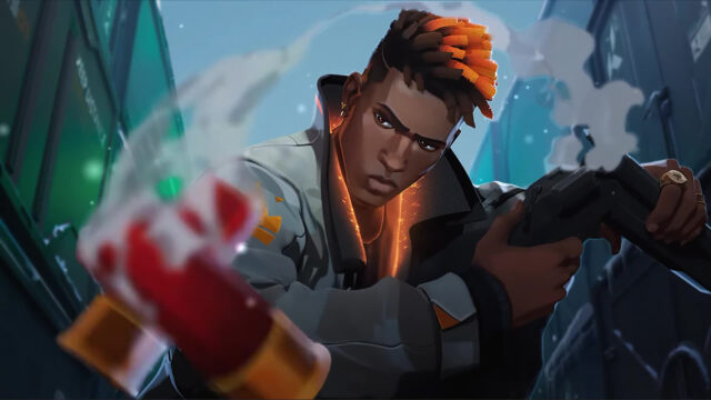 Phoenix Valorant Action Shot Cinematic 4K Wallpaper