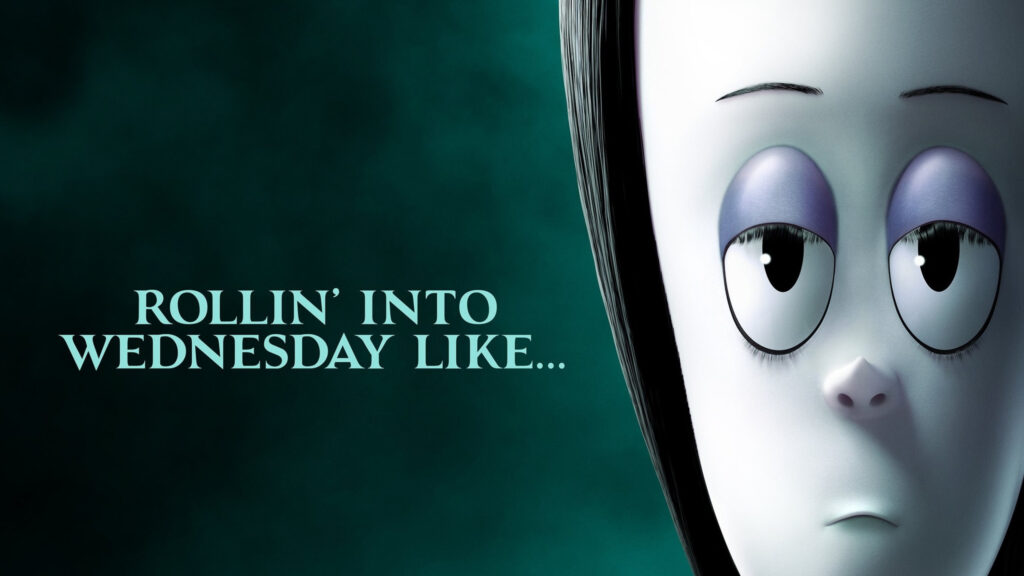 Morticia Addams 16:9 Desktop Wallpaper