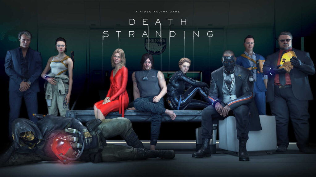 Death Stranding Characters Ensemble Desktop Wallpaper