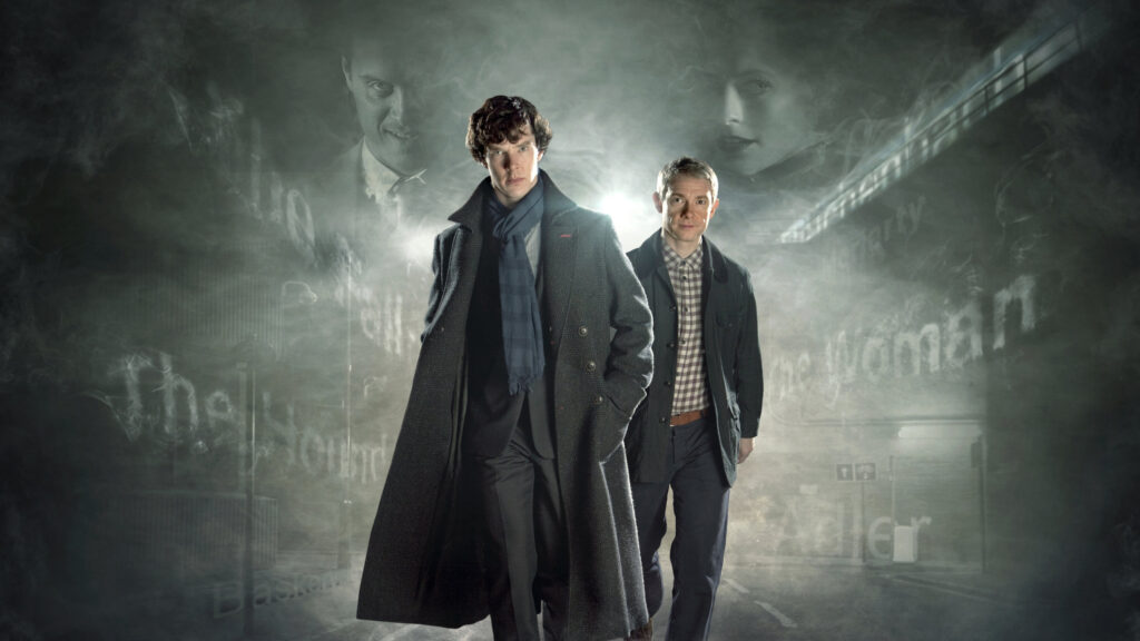 Sherlock Holmes and Dr. John Watson Desktop Wallpaper