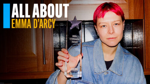 Emma D’Arcy IMDb STARmeter Award Portrait Desktop Wallpaper