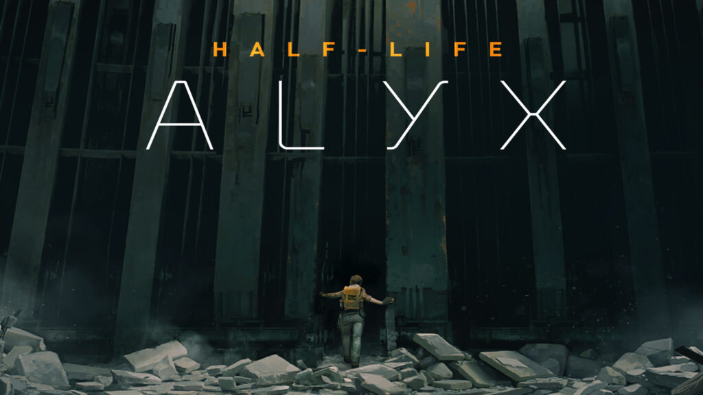 Half-Life Alyx Walking Towards the Vault Desktop Wallpaper