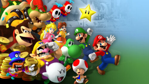 Super Mario Party Video Game Characters 4K Wallpaper