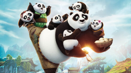 Kung Fu Panda 3 Family Scene 4K Desktop Wallpaper