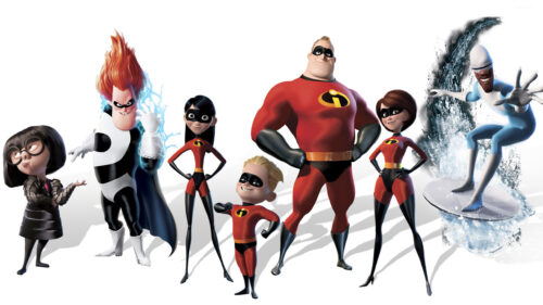 The Incredibles Group Cast Desktop Wallpaper