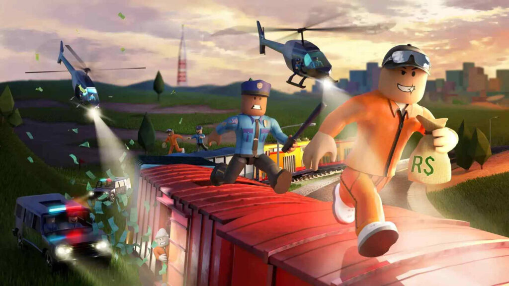 Roblox Jailbreak Chase Action 4K Desktop Wallpaper