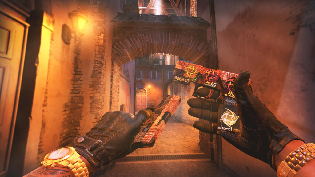 First-Person Shooter Dual Berettas Gaming Desktop Wallpaper