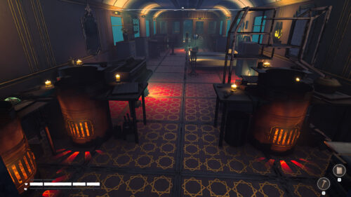 Spooky Train Carriage Interior 4K Desktop Wallpaper