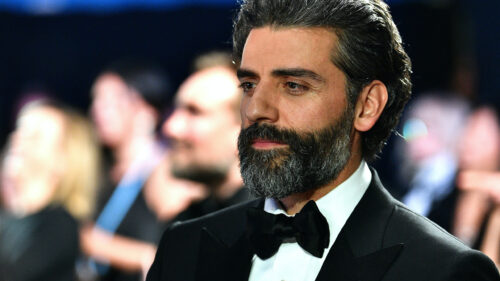 Oscar Isaac Formal Attire Portrait Desktop Wallpaper