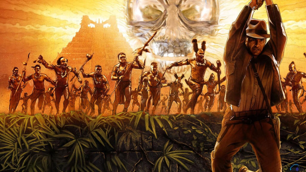 Indiana Jones Adventure Jungle Scene Desktop Wallpaper