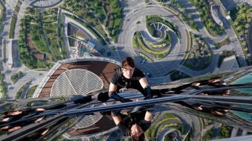 Tom Cruise Mission Impossible Stunt 4K Wallpaper