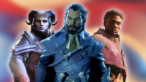 Dragon Age: The Veilguard Game Character Trio Desktop Wallpaper