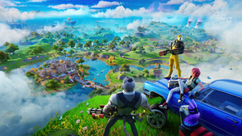 Fortnite Battle Royale Landscape Desktop Wallpaper