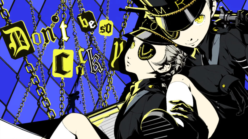 Anime Girl Duo in Military Uniform Desktop Wallpaper