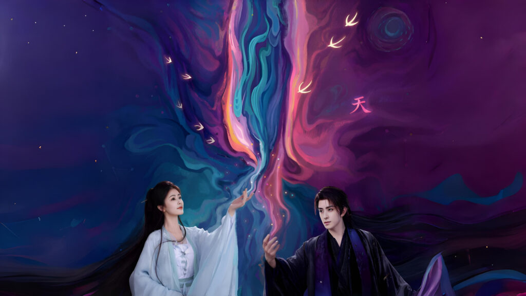 Fantasy Couple Ancient Chinese Style 4K Desktop Wallpaper