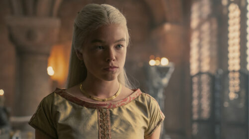 Rhaenyra Targaryen Portrait from House of the Dragon Desktop Wallpaper