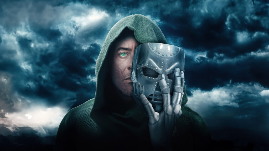 Doctor Doom Revealed Man in Hood Desktop Wallpaper