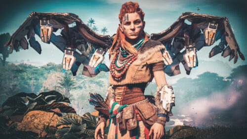 Aloy from Horizon Zero Dawn Fantasy Character 4K Desktop Wallpaper