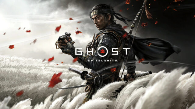 Jin Sakai Holding His Mask in Ghost of Tsushima PC Wallpaper