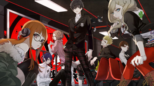 Persona 5 Anime Characters Group Desktop Wallpaper