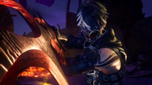 Warrior with Glowing Blade 4K Desktop Wallpaper