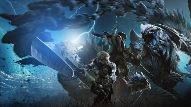 Monster Hunter Wilds Battle Scene 4K Desktop Wallpaper