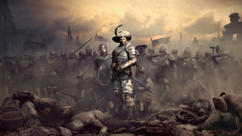 Historical Battle Scene Soldiers Desktop Wallpaper
