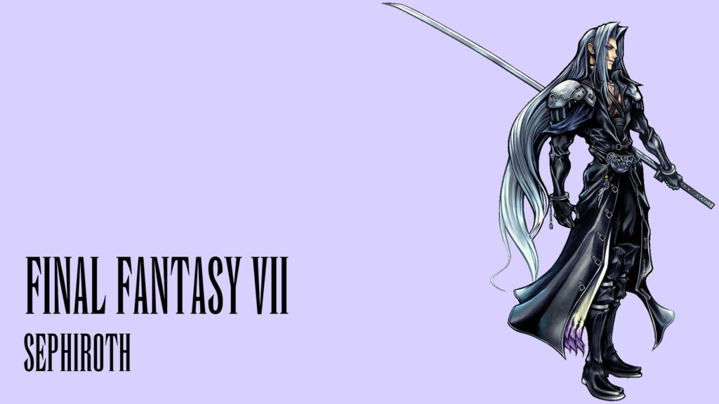 Sephiroth from Final Fantasy VII High Resolution Desktop Wallpaper