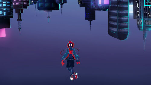 Upside Down City Streetwear Superhero Art Desktop Wallpaper