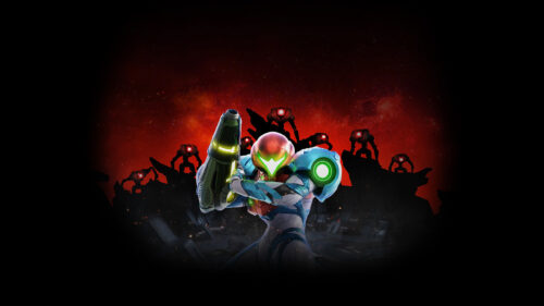 Samus Aran Metroid Dread Combat Desktop Wallpaper