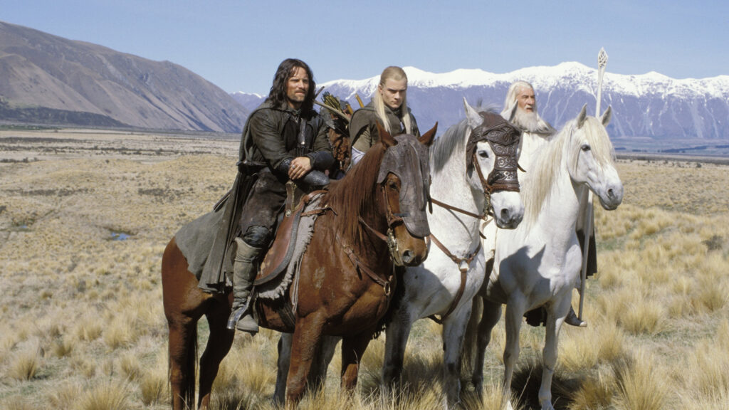 The Three Hunters on Horseback Lord of the Rings Desktop Wallpaper