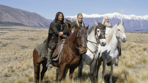 The Three Hunters on Horseback Lord of the Rings Desktop Wallpaper