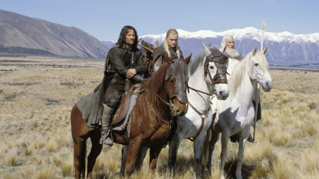 The Three Hunters on Horseback Lord of the Rings Desktop Wallpaper