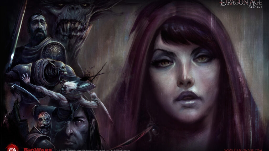 Dragon Age Origins Gothic Dark Fantasy Desktop Wallpaper