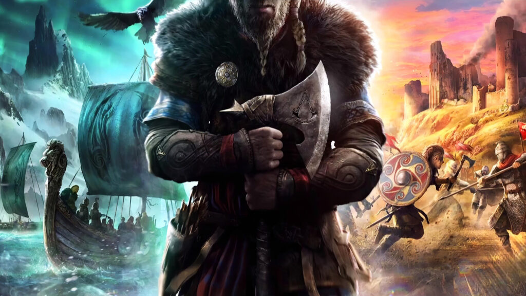 Viking Warrior Assassin's Creed Valhalla 4K Desktop Wallpaper