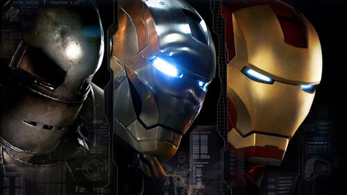 Iron Man Helmet Evolution Technological PC Wallpaper