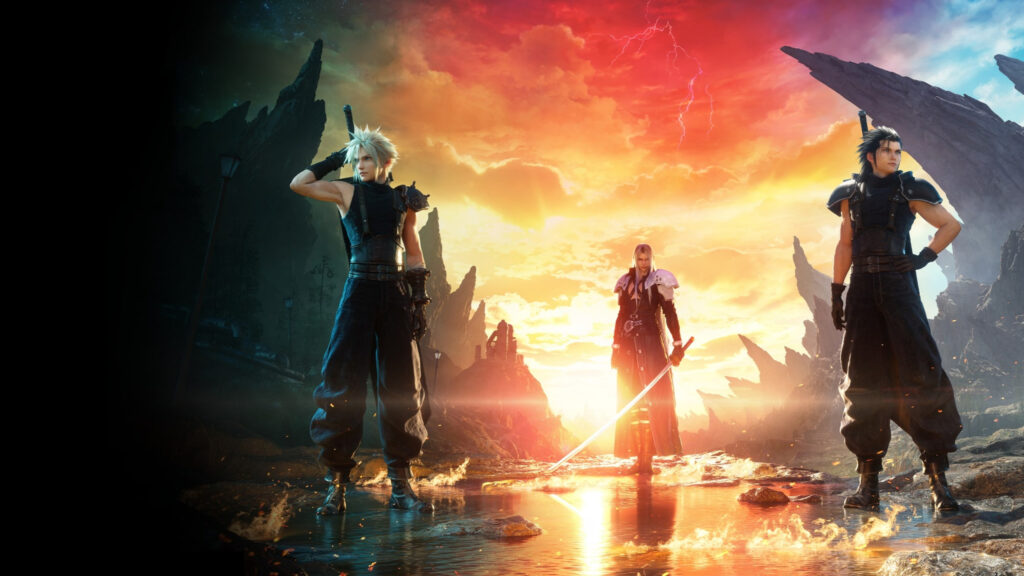 Final Fantasy Characters Confrontation 4K Desktop Wallpaper